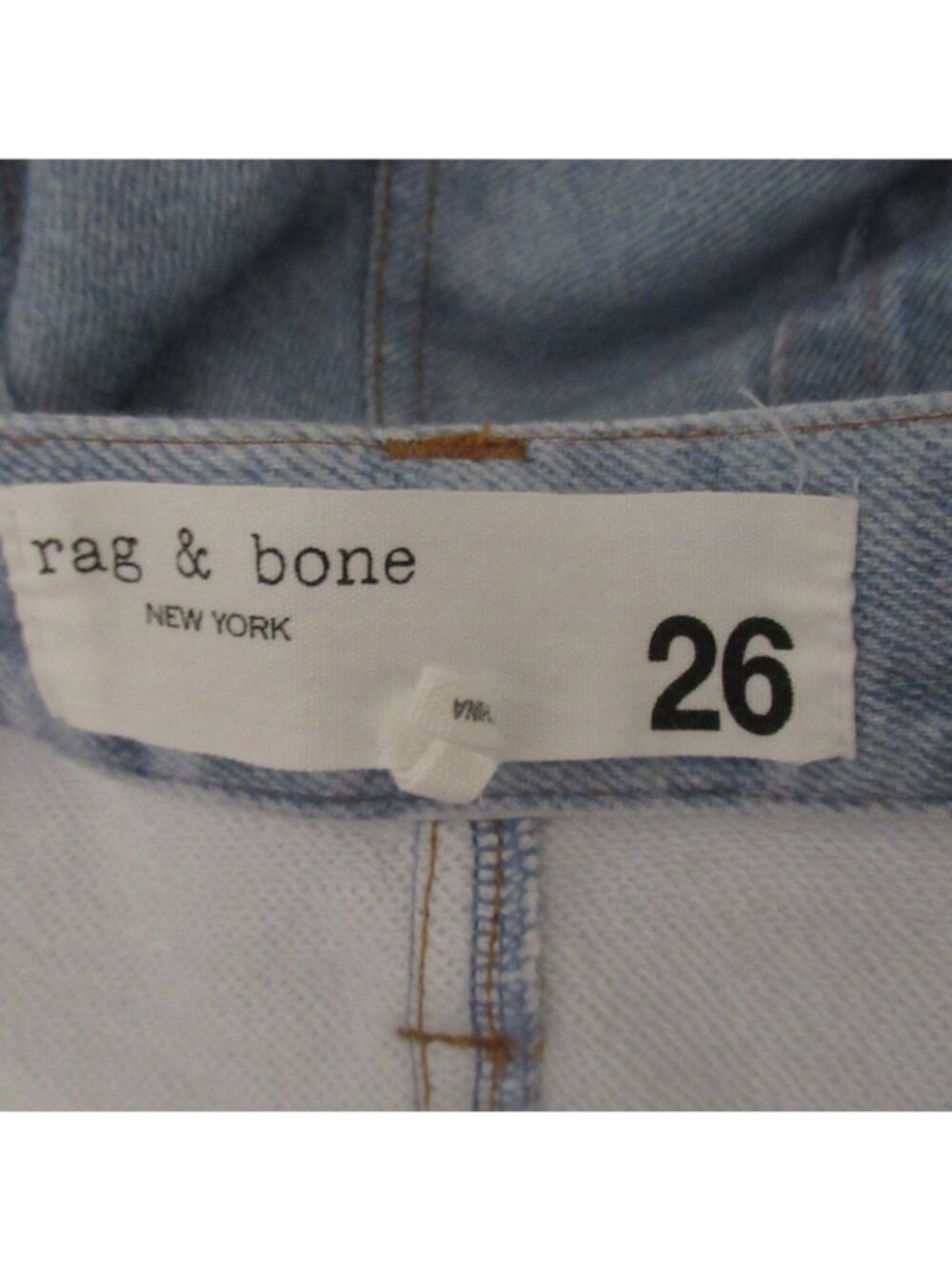 Rag & Bone Jeans 26 High Rise Ultra Wide Leg Light Wash Lightweight - Picture 2 of 7